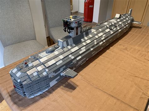 lego submarine homemade.